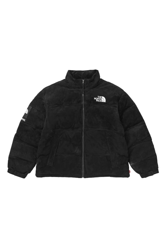 Men's The North Face Suede Nuptse Jacket Black, from StockX