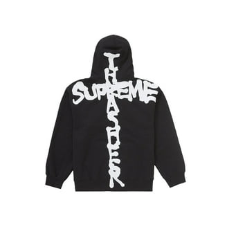 トップス supreme Satin Applique BLACK M size Supreme Satin Appliqué Hooded Sweatshirt (FW23) Black Men's