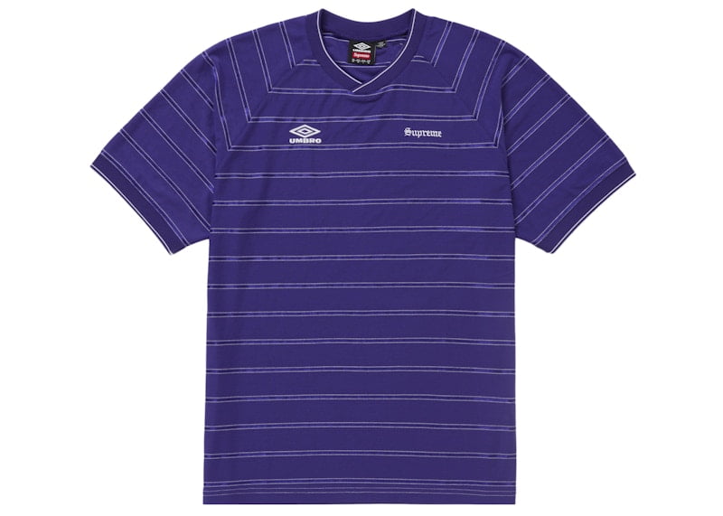 Supreme Men's Umbro Stripe Soccer Jersey Black, from StockX