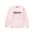 thumbnail image 1 of Supreme Men's Underline Crewneck Light Pink Heather, from StockX, 1 of 2