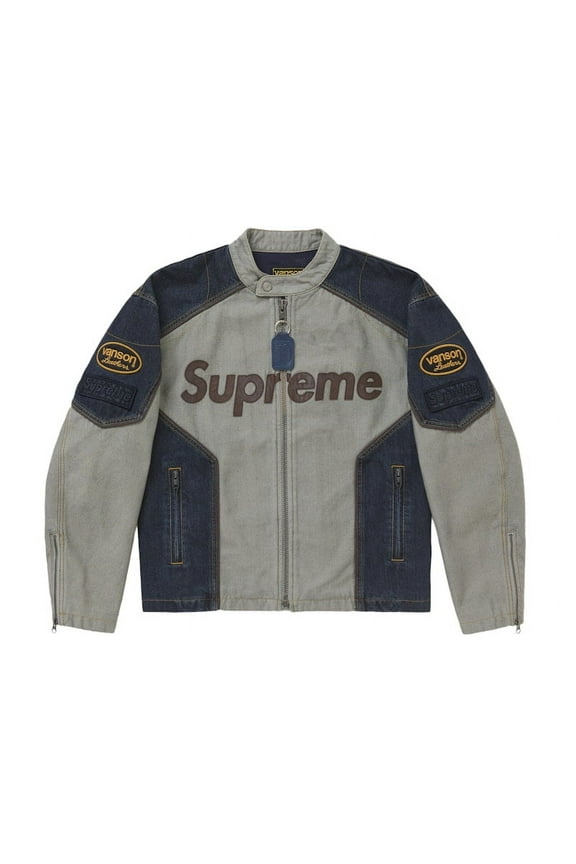 Men's Vanson Leathers Cordura Cotton Jacket Denim, from StockX