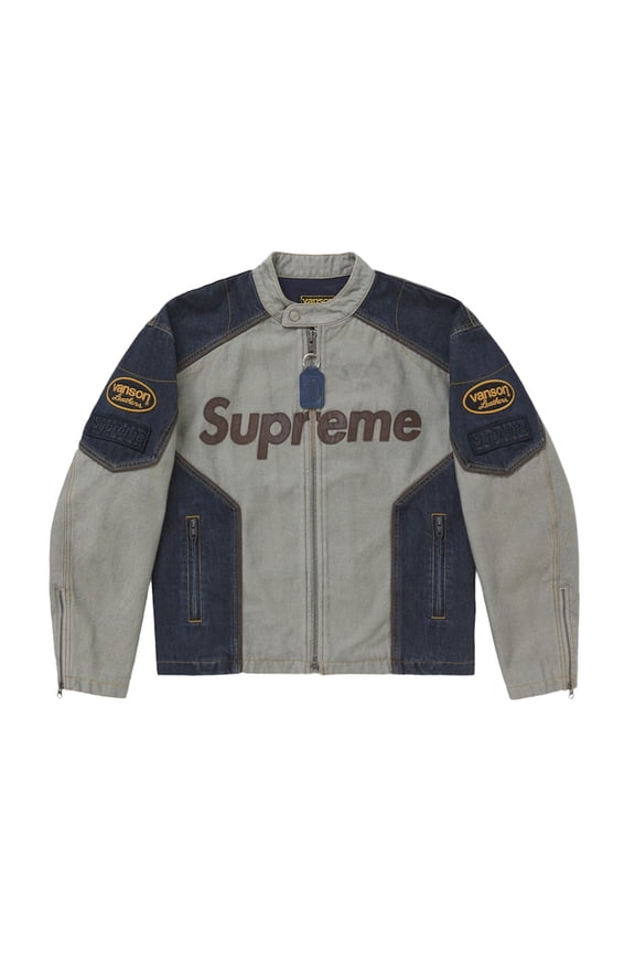 Men's Vanson Leathers Cordura Cotton Jacket Denim, from StockX