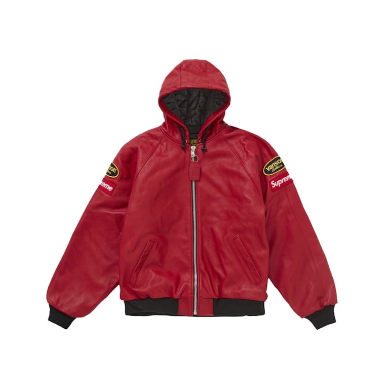 supreme vanson 赤M シュプリーム バンソン ノース ボックスロ Supreme-Vanson-Leathers-
