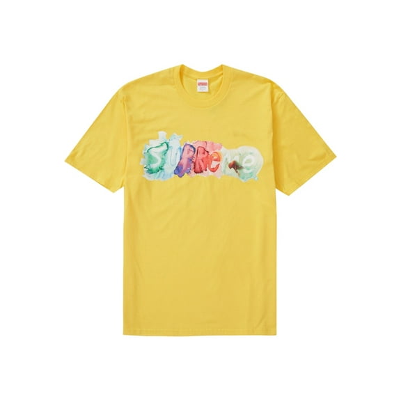 Supreme Men's Watercolor Tee Yellow, from StockX