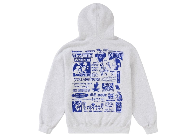 トップス Supreme PlayoffsZipUpHoodedSweatshirt s Supreme Men's Playoffs Zip Up Hooded Sweatshirt White, from