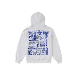 Supreme Men's Playoffs Zip Up Hooded Sweatshirt White, from