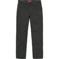 thumbnail image 1 of Supreme Men's Work Pant (FW18) Black/White Polka Dot, from StockX, 1 of 3