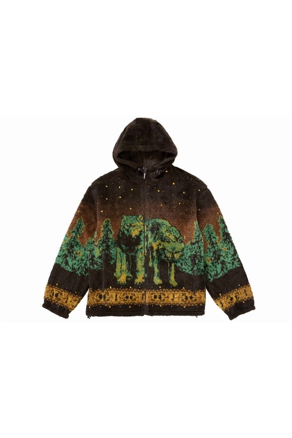 Men's b.b. Simon Reversible Hooded Fleece Jacket Brown, from StockX