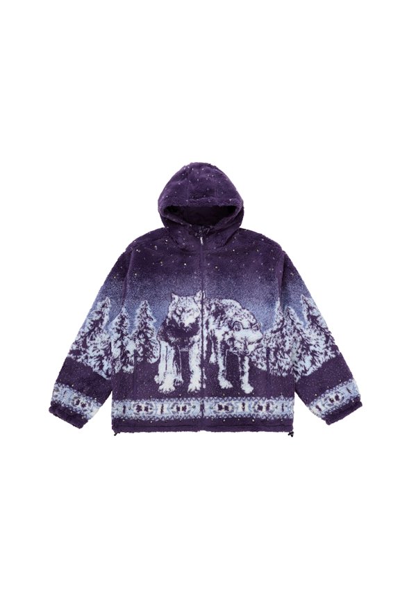 Men's b.b. Simon Reversible Hooded Fleece Jacket Purple, from StockX