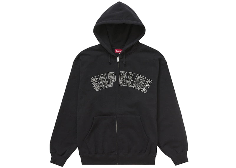 Supreme x B.B. Simon Zip Up Hooded Lサイズ Supreme x B.B Simon® zip-up Hoodie | Grey | FARFETCH