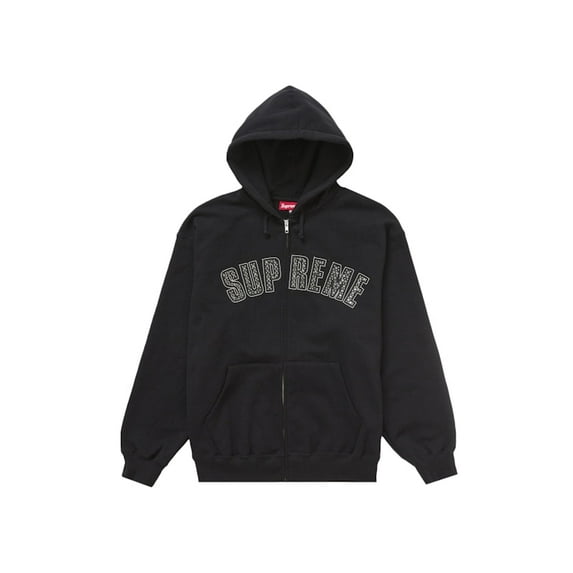 Supreme Men's b.b. Simon Zip Up Hooded Sweatshirt Black, from StockX