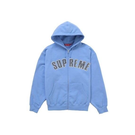 Supreme Men's b.b. Simon Zip Up Hooded Sweatshirt Blue, from StockX