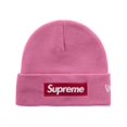 thumbnail image 1 of Supreme New Era Box Logo Beanie (FW25), from StockX, 1 of 3