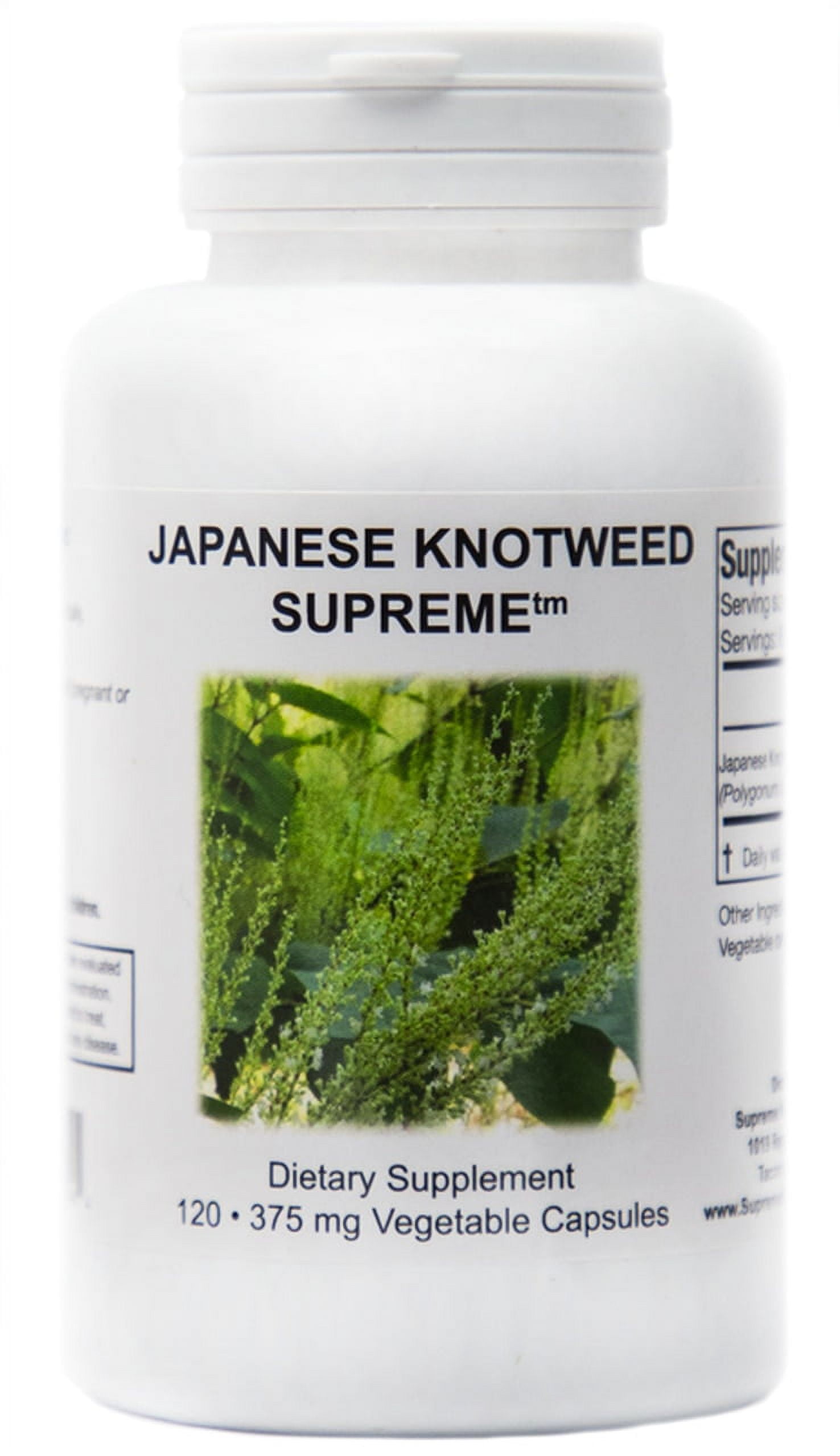 Supreme Nutrition Japanese Knotweed, 120 Pure You Ji Hu Zhang 375 mg