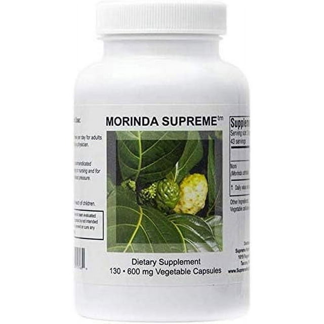 Supreme Nutrition Morinda Supreme, 130 Whole Noni Fruit Capsules