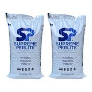 Supreme Perlite 2 Pack Medium Horticultural Perlite for Potting & Soil Mixes, 4 Cu Ft Bag