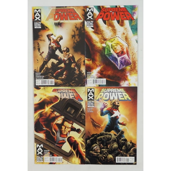 Supreme Power Vol 2 #1-4 VF/NM complete series MAX - Squadron ; Marvel