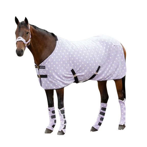 Supreme Products Dotted Horse Fleece Rug