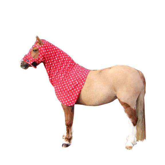 Supreme Products Dotty Fleece Horse Hood