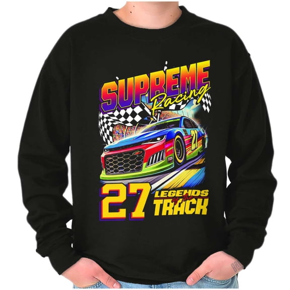 Supreme Racing Legends of the Track Men's Crewneck Sweatshirt Brisco Brands M