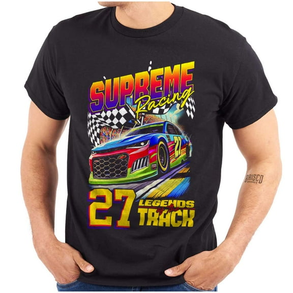 Supreme Racing Legends of the Track Men's Graphic T Shirt Tees Brisco Brands M