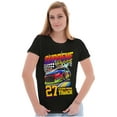 thumbnail image 1 of Supreme Racing Legends of the Track Womens Slim Fit Graphic Tee Brisco Brands S, 1 of 5
