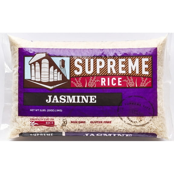 Supreme Rice 2lb Bag of Aromatic Jasmine Rice