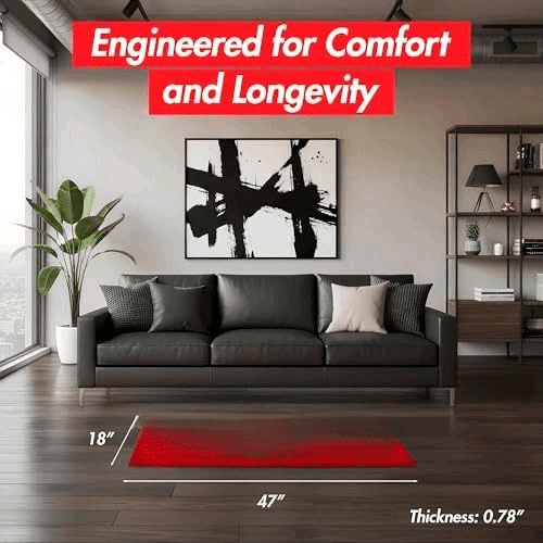 Supreme Rug for Cool Room Decor  Soft Microfiber Cute Mat for Aesthetic Room Decor - 47" x 18" Non Slip Hypebeast Rug for Bedroom - Machine Washable Gamer Mat for Boys Cool Stuff