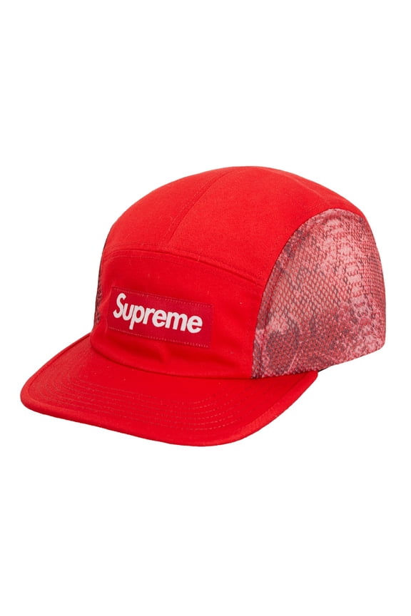 Snakeskin Mesh Camp Cap, from StockX