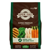 Supreme Source Grain-Free Chicken, Apple & Carrot Recipe Dry Dog Food, 11lb Bag