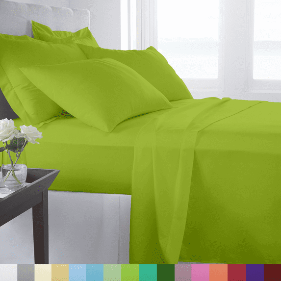 Supreme Super Soft 4 Piece Bed Sheet Set Deep Pocket Bedding - All Colors Sizes