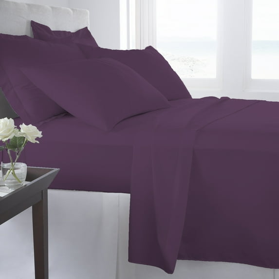 Supreme Super Soft 4 Piece Bed Sheet Set Deep Pocket Bedding - All Colors Sizes