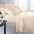 thumbnail image 1 of Supreme Super Soft 4 Piece Bed Sheet Set Deep Pocket Bedding - Full Size Ivory, 1 of 2