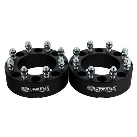 Supreme Suspensions - 2" Billet Wheel Spacers Fits the 1988-2000 Chevrolet C2500 2WD (8-Lug Only), Set of 2