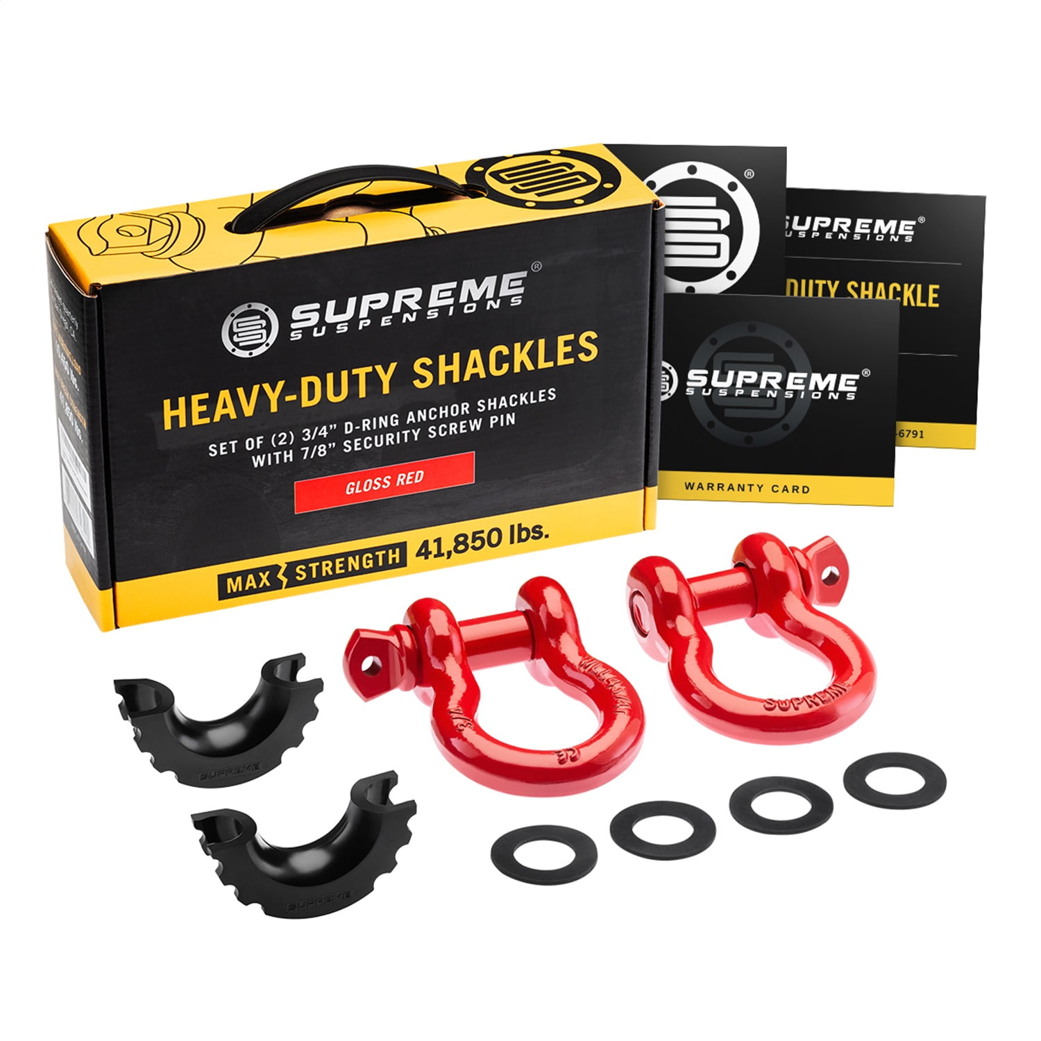 Supreme Suspensions UNVREVYG01R2 D-Ring Shackle