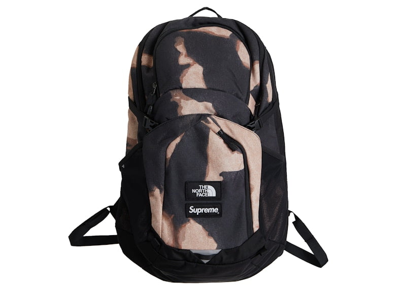 Supreme The North Face Bleached Denim Print Pocono Backpack, from