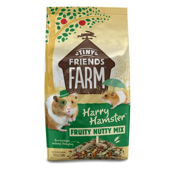 Supreme Tiny Friends Farm Harry Hamster Fruity Nutty Mix Small Animal Food 1 Case