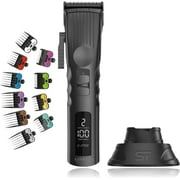 Supreme Trimmer 2Spee STC922 – Professional Cordless Hair Clipper with Removable Blade | 210 Min Runtime, 2-Speed Motor, Digital Display, Smooth Lever & Color Coded Guards