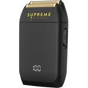 Supreme Trimmer Crunch STF602 – Waterproof Double Foil Shaver for Men | 150 Min Runtime, Wet/Dry Cordless & Corded Electric Razor | Hypoallergenic Foils for Face, Head & Stubble