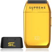 Supreme Trimmer Crunch STF602   Waterproof Double Foil Shaver for Men | 150 Min Runtime, Wet/Dry Cordless & Corded Electric Razor | Hypoallergenic Foils for Face, Head & Stubble