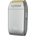 thumbnail image 1 of Supreme Trimmer Crunch STF602 – Waterproof Double Foil Shaver for Men | 150 Min Runtime, Wet/Dry Cordless & Corded Electric Razor | Hypoallergenic Foils for Face, Head & Stubble, 1 of 9