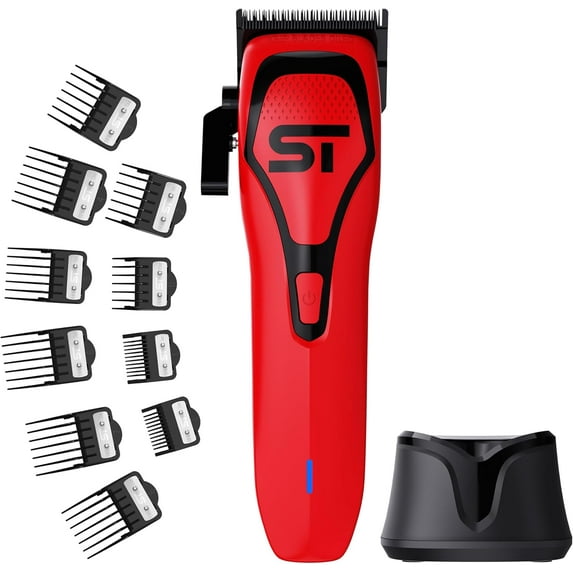 Supreme Trimmer Darkstar 72 Clipper with Magnetic Vector Motor | 180 Min Run Time, 9000 RPM Barber Hair Clipper | Low Noise, Professional Clipper DLC Blades | STC72