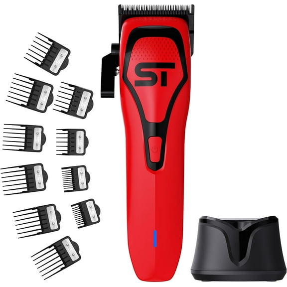 Supreme Trimmer Darkstar 72 Clipper with Magnetic Vector Motor | 180 Min Run Time, 9000 RPM Barber Hair Clipper | Low Noise, Professional Clipper DLC Blades | STC72