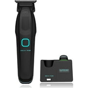 Supreme Trimmer Recharge ST777 – Professional Barber Trimmer with 2 Removable Batteries | 8000 RPM Motor, Zero Gap DLC Blades, Smart Charging Dock, USB-C Fast Charge