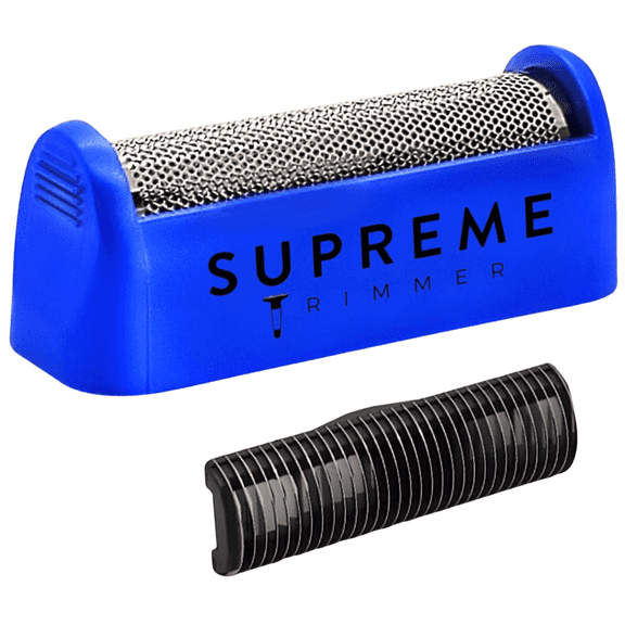 Supreme Trimmer Replacement Foil & Cutter SB11 | Hypoallergenic Foil for STF101 Solo | Blue