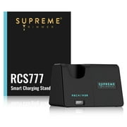 Supreme Trimmer Replacement Smart Charging Stand | Compatible for Recharge ST777 | Smart Charging for iOS or Android | RCS777 Black