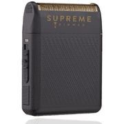 Supreme Trimmer SOLO Single Foil Shaver STF101 | 150 Min Runtime, Cordless Powerful USB-C Mini Size Travel Razor for Barbers, & Home use | Black