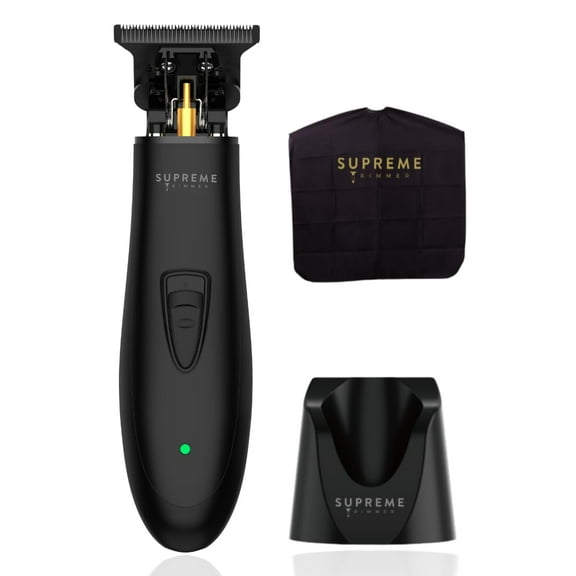Supreme Trimmer T Shaper - Quiet Cordless Beard & Hair Trimmer for Men | 120 Min Runtime, Low Noise, Zero-Gap DLC Blade | Ideal for Sensitive Skin, Kids & Elderly | ST5206