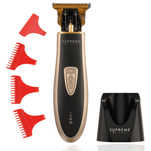 Supreme Trimmer T Shaper Professional Barber Trimmer | 90 Min Runtime, Low Noise Clippers for Men & Sensitive Skin | Cordless Zero Gap Beard Trimmer | ST5210
