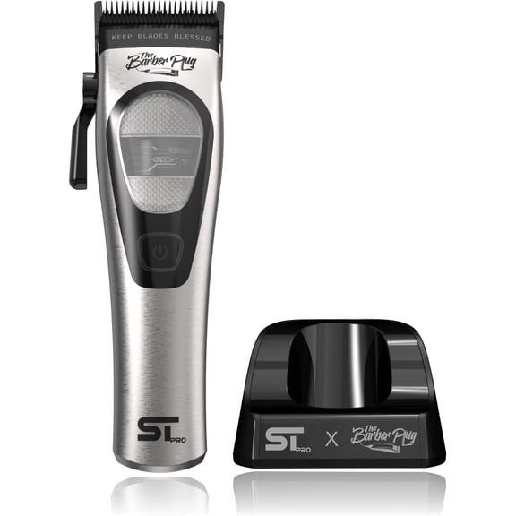 Supreme Trimmer TORQ Clipper with Brushless Drone Motor | 150 Min Run Time, 8000 RPM Hair Clipper | Low Noise Professional Barber Clipper Detachable Taper Blade | STC781